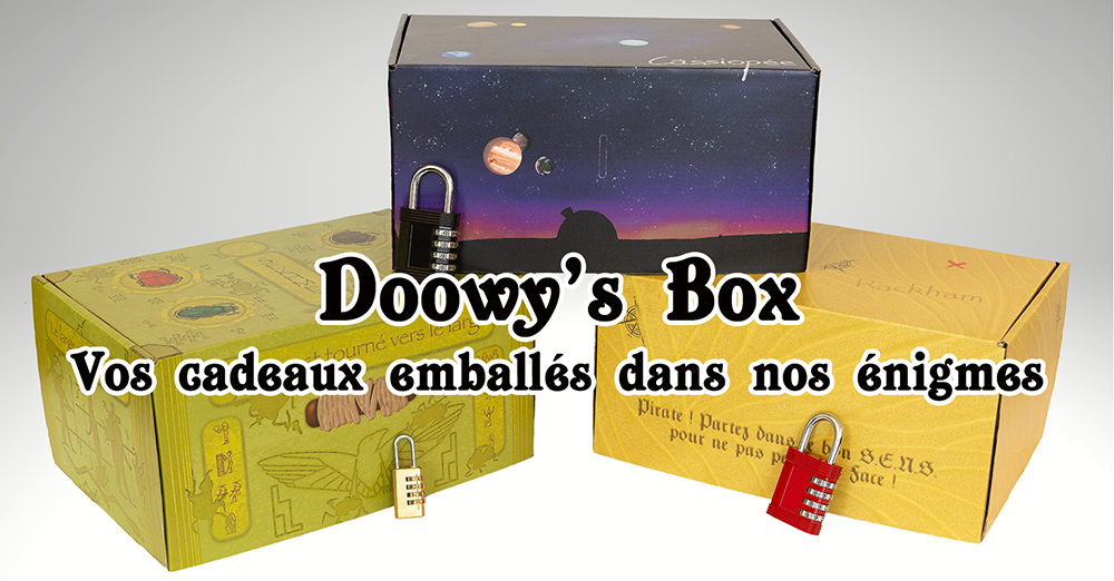 Doowy’s Box, votre cadeau emballé dans notre énigme